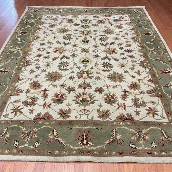 Herat Oriental Hand Tufted Wool Oriental Rug Wayfair